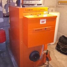 Installation d'une chaudière condensation fioul