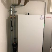 Installation d'une pompe à chaleur Weishaupt