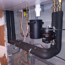 Installation d'une chaudière gaz condesation Frisquet Hydroconfort