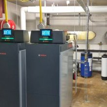 Installation de 2 chaudières BOSCH en cascade dans une copropriété sur la (…)