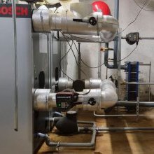 Installation de 2 chaudières BOSCH en cascade dans une copropriété sur la (…)