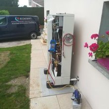 Installation d'une pompe à chaleur Mitsubishi